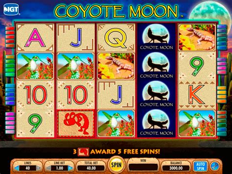 Máquina de fenda de coyote lua online